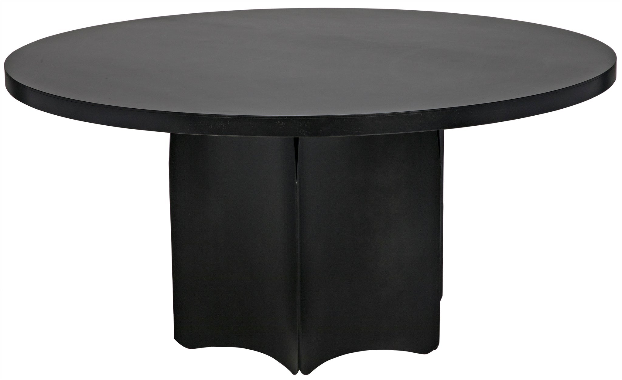 Rome Dining Table, Black Metal - Furniture - Tipplergoods