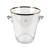 Seau à Champagne glass champagne bucket with platinum finish - Barware - Tipplergoods