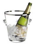 Seau à Champagne glass champagne bucket with platinum finish - Barware - Tipplergoods