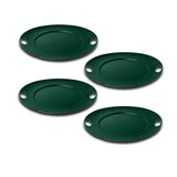 Set Of 4 Saturno Coasters 5.5 - Green - - Barware - Tipplergoods