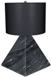 Sheba Table Lamp with Black Shade - Decor - Tipplergoods