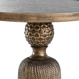 Side Table Fiocchi antique gold finish L - Furniture - Tipplergoods