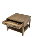 Side Table Military - Smoked oak | gunmetal finish - - Furniture - Tipplergoods