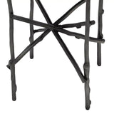 Side Table Tomasso bronze finish portoro marble - Furniture - Tipplergoods