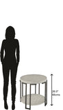 Sierra Heights Round End Table - Furniture - Tipplergoods