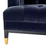 Sofa Castelle savona midnight blue velvet - Furniture - Tipplergoods