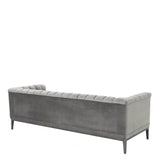 Sofa Raffles roche porpoise grey velvet - Furniture - Tipplergoods
