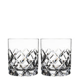 Sofiero Crystal Double Old Fashioned Glass 2PK