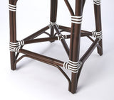 Solstice Counter Stool - White & Chocolate Rattan - - Furniture - Tipplergoods