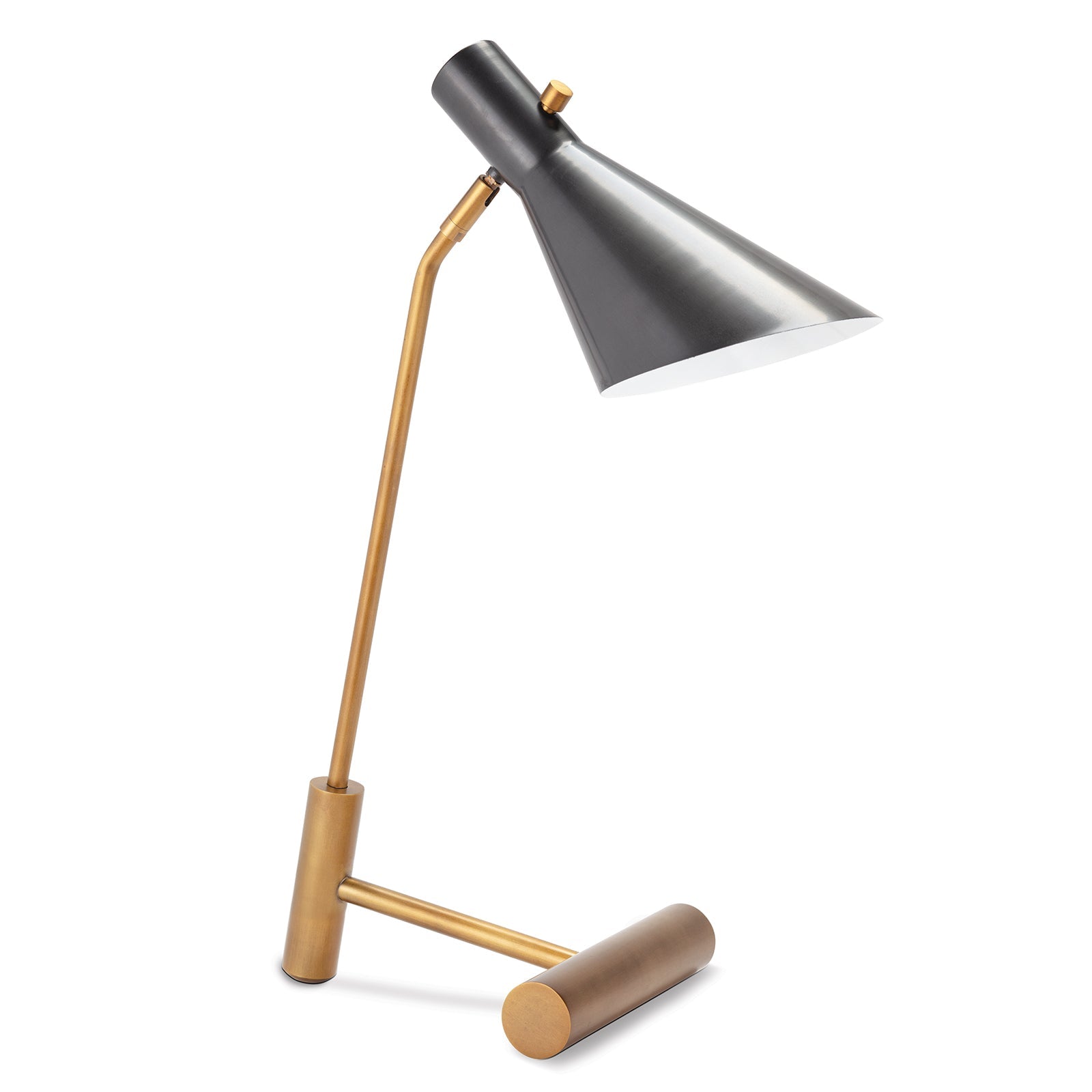 Spyder Task Lamp - Blackened Brass and Natural Brass - - Decor - Tipplergoods