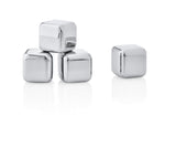 Stainless Steel Ice Cubes Set 4 Pc - Barware - Tipplergoods