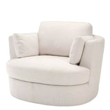 Swivel Chair Clarissa - Avalon white | swivel base - - Furniture - Tipplergoods