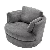 Swivel Chair Clarissa - Clarck grey | swivel base - - Furniture - Tipplergoods