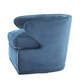 Swivel Chair Dorset - Roche blue velvet | swivel base - - Furniture - Tipplergoods