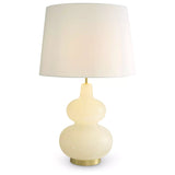Table Lamp Cavo antique brass finish incl shade