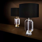 Table Lamp Emerald - Gold finish | crystal glass - - Decor - Tipplergoods