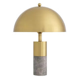Table Lamp Flair brass finish incl shade - Decor - Tipplergoods