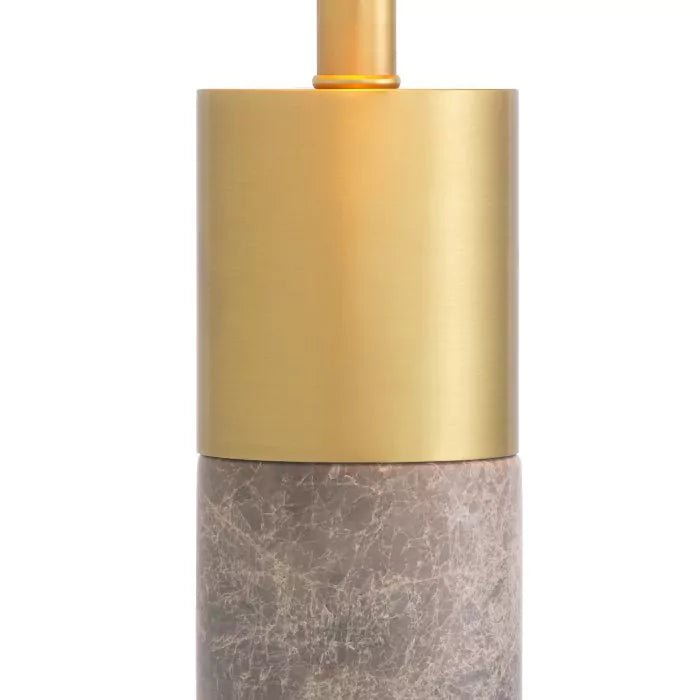 Table Lamp Flair brass finish incl shade - Decor - Tipplergoods