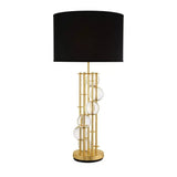 Table Lamp Lorenzo - Gold finish | crystal glass - - Decor - Tipplergoods