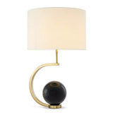 Table Lamp Luigi - Black marble | gold finish - - Decor - Tipplergoods