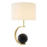 Table Lamp Luigi - Black marble | gold finish - - Decor - Tipplergoods