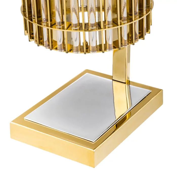 Table Lamp Pimlico - Gold finish | nickel finish | champagne glass - - Decor - Tipplergoods