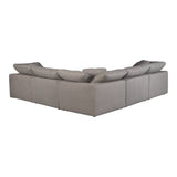 Terra Condo Classic L Modular Sectional Livesmart Fabric - White - - Furniture - Tipplergoods