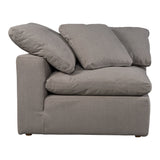 Terra Condo Corner Chair Livesmart Fabric - Grey - - Furniture - Tipplergoods