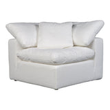 Terra Condo Corner Chair Livesmart Fabric - White - - Furniture - Tipplergoods