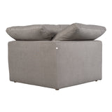 Terra Condo Corner Chair Livesmart Fabric - Grey - - Furniture - Tipplergoods