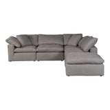 Terra Condo Dream Modular Sectional Livesmart Fabric - Grey - - Furniture - Tipplergoods