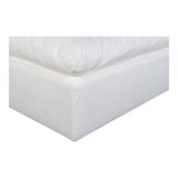 Terra Condo Ottoman Livesmart Fabric - White - - Furniture - Tipplergoods