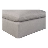 Terra Condo Ottoman Livesmart Fabric - Grey - - Furniture - Tipplergoods