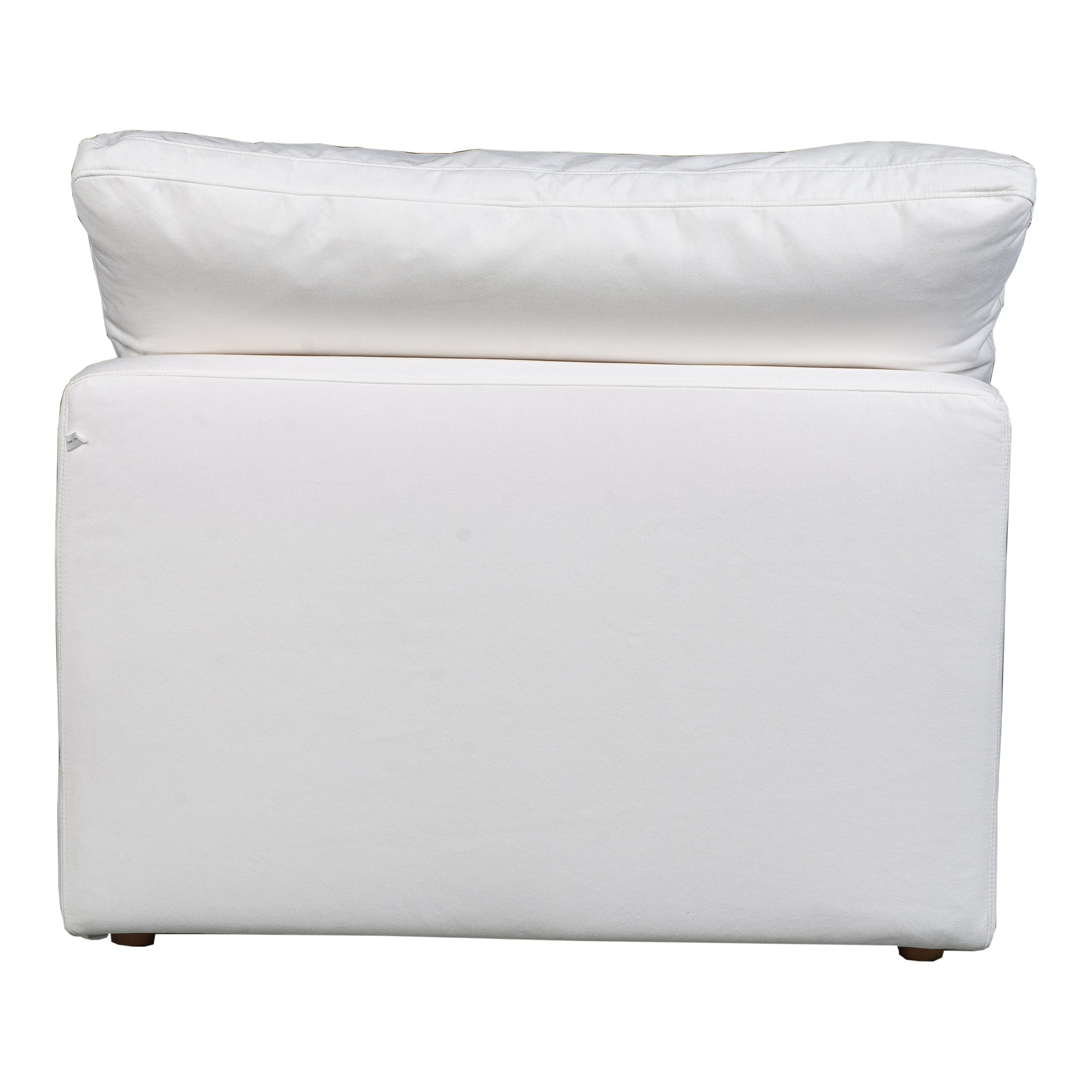 Terra Condo Slipper Chair Livesmart Fabric - White - - Furniture - Tipplergoods