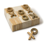 Tic Tac Toe Flat Board - Brass Pieces - - Decor - Tipplergoods