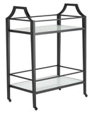 Torrey Black Bar Cart - Furniture - Tipplergoods