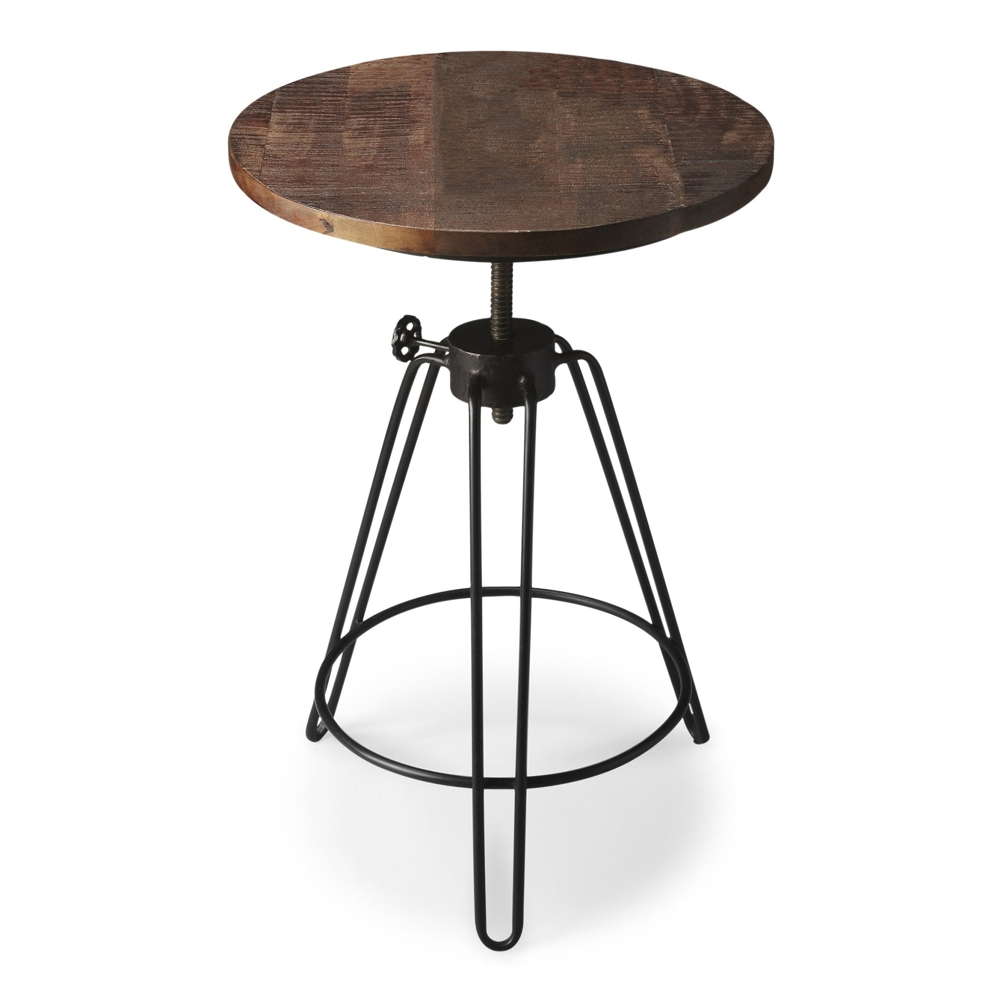 Trenton Metal & Wood Accent Table - Furniture - Tipplergoods
