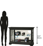 Underhill Curio Cabinet - Black Satin - - Furniture - Tipplergoods