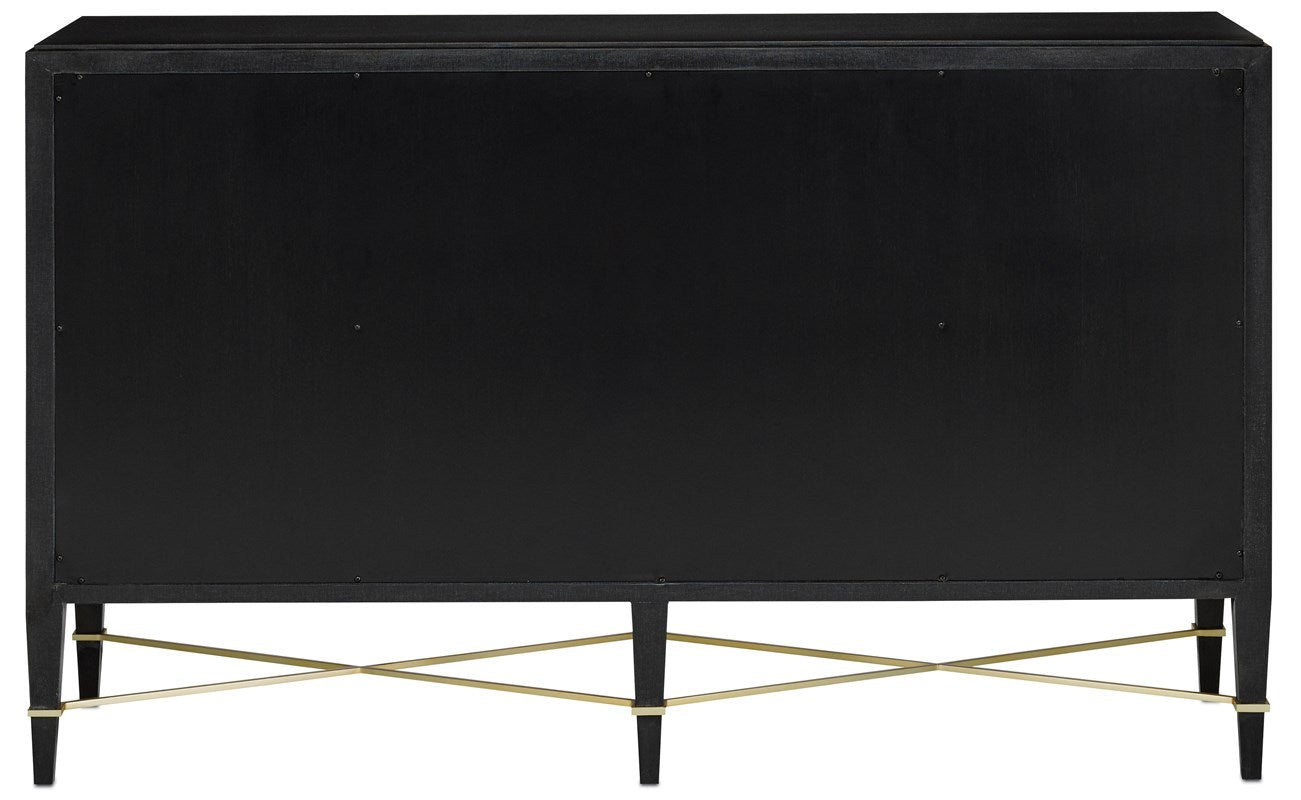 Verona Black Sideboard - Furniture - Tipplergoods