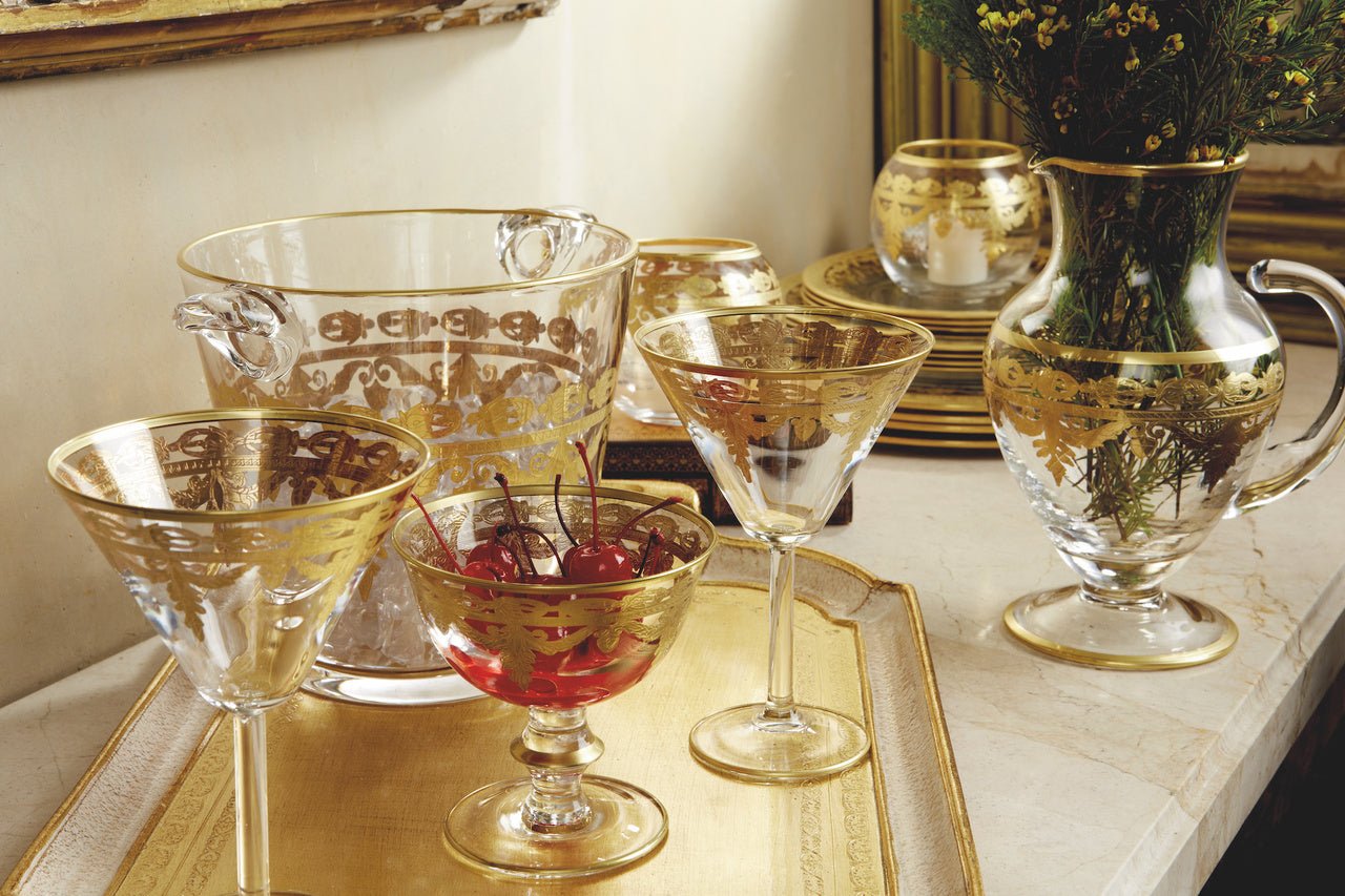 Vetro Gold Martini Glass - Barware - Tipplergoods