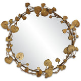 Vinna Brass Round Mirror - Decor - Tipplergoods