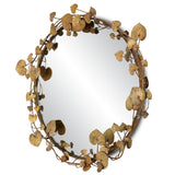 Vinna Brass Round Mirror - Decor - Tipplergoods
