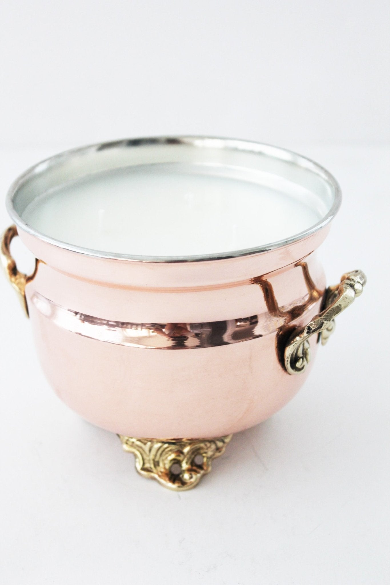 Vintage Inspired Grapefruit Mint Jardiniere Candle - Tipplergoods