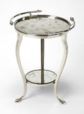 Viola Metal & Mirror End Table - Furniture - Tipplergoods
