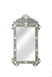 Vivienne Crown Bone Inlay Wall Mirror - Decor - Tipplergoods