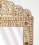 Vivienne Wood & Bone Inlay Mirror - Decor - Tipplergoods