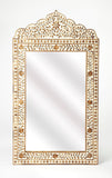 Vivienne Wood & Bone Inlay Mirror - Decor - Tipplergoods