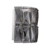 Wall Lamp Amazone - Nickel finish | smoke crystal glass - - Decor - Tipplergoods
