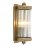 Wall Lamp Glorious S - Matte brass finish | clear glass - - Decor - Tipplergoods