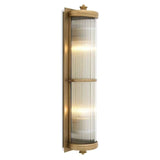 Wall Lamp Glorious XL - Matte brass finish | clear glass - - Decor - Tipplergoods